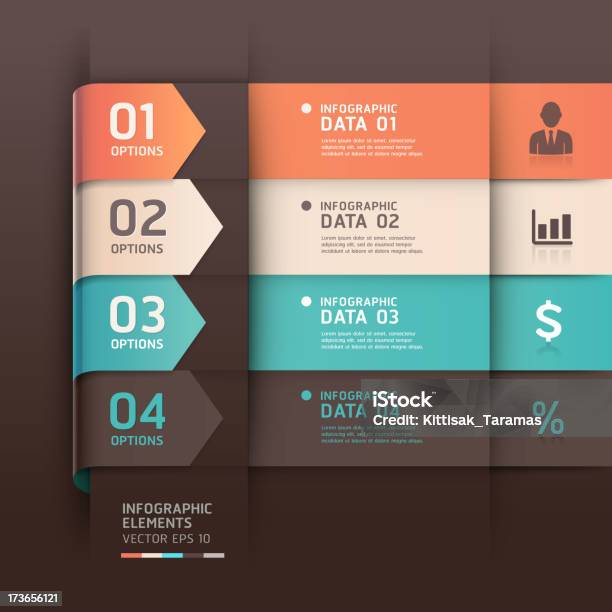 Vetores de Moderno Infográficos Modelo De Diagrama De Negócios e mais imagens de Abstrato