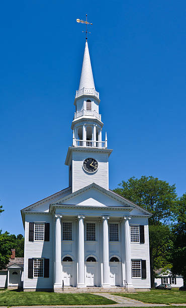 istock First Congregational Church of Litchfield (1829) 173657497