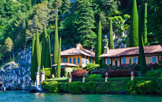 Villa la Cassinella  is a secluded luxury villa on the western shore of Lake Como in Northern Italy.