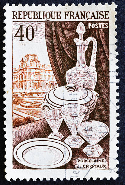 Porcelain and Crystals Stamp