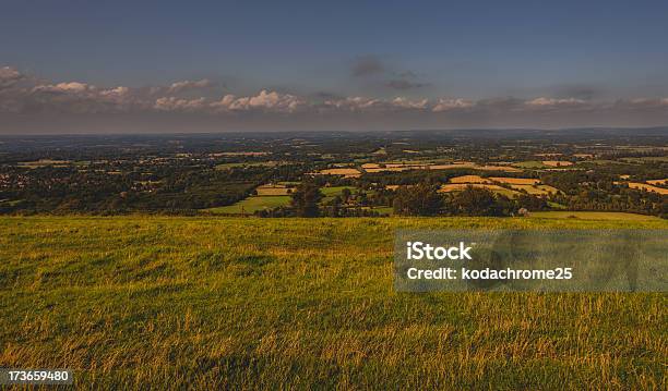 South Downs Stockfoto und mehr Bilder von Agrarbetrieb - Agrarbetrieb, Anhöhe, Blickwinkel der Aufnahme