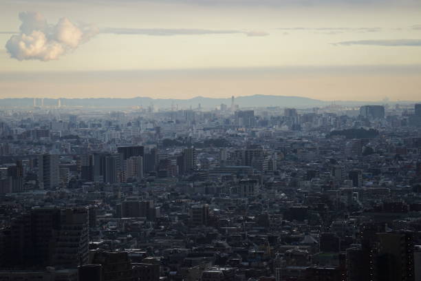 istock Cloudy Sky in Urban Tokyo 1736678642