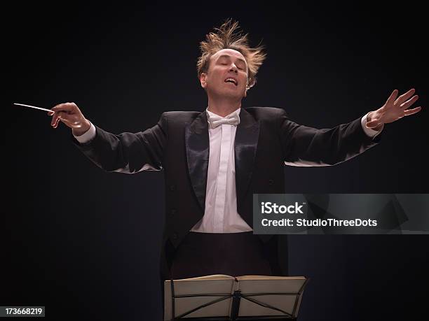Conductor Stock Photo - Download Image Now - Musical Conductor, Orchestra, Stage - Performance Space
