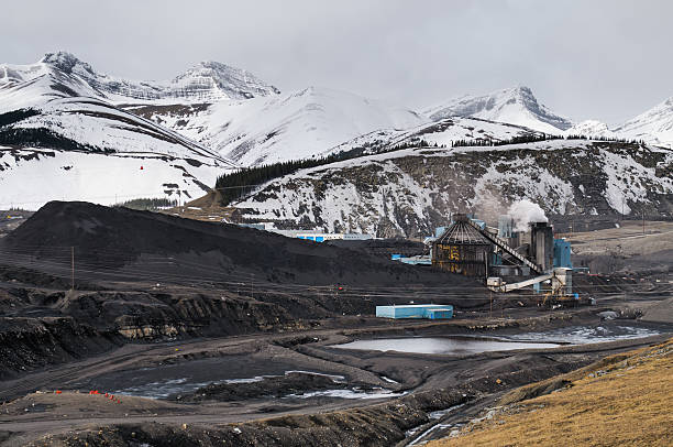 Coal Mine stock photo