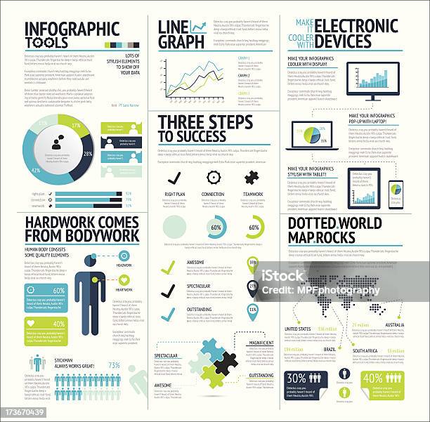Big Set Of Infographic Elements Lime Green Icon Vector Eps10 Stock Illustration - Download Image Now