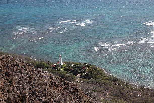 istock Lighthouse outside of Diamond Head, Honolulu Hawaii 173670753