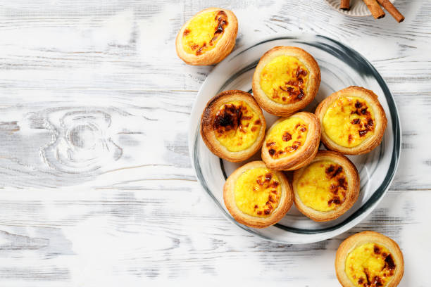 istock Pastel de nata or Portuguese egg tart. 1736710610