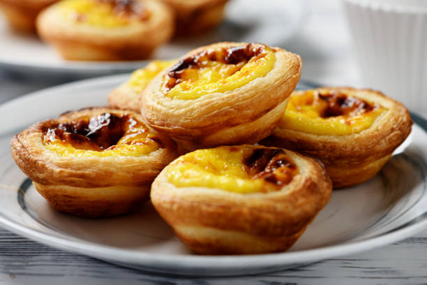 istock Pastel de nata or Portuguese egg tart. 1736710613