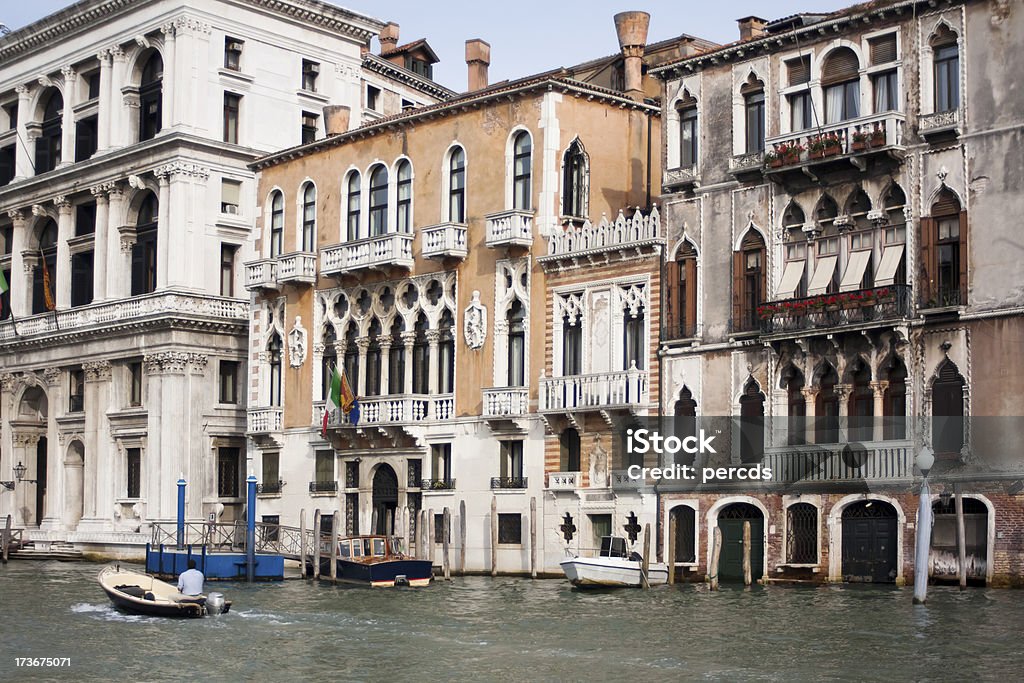 Grand canal em Veneza, Itália. - Royalty-free Antigo Foto de stock