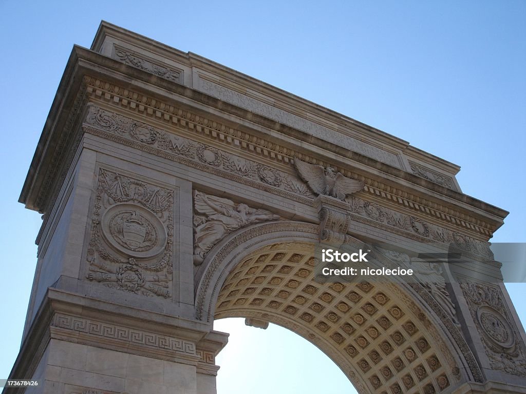 Washington Square Park, Nova Iorque - Royalty-free Arco - Caraterística arquitetural Foto de stock