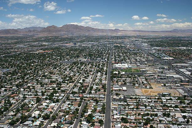 istock Las Vegas residences aerial view 173678484