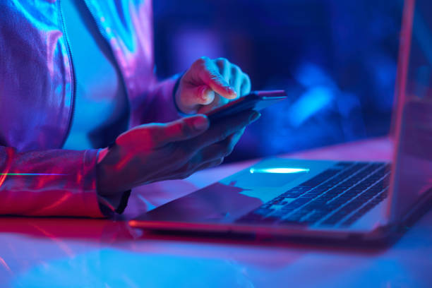 istock Closeup on woman using smartphone app 1736796908