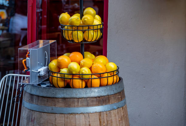 istock Photo basket of oranges and lemons. 1736800194