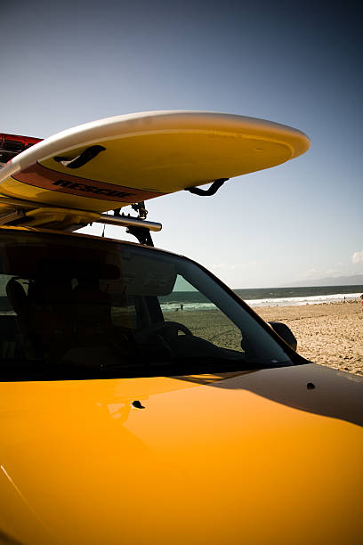 istock Baywatch truck on the beach 173680547