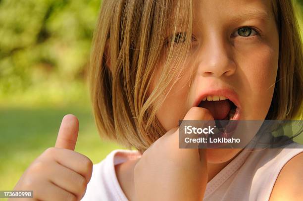 Loose Tooth Stock Photo - Download Image Now - 6-7 Years, Child, Childhood