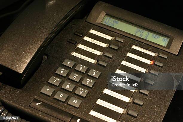Office Telephone Closer Stock Photo - Download Image Now - Office, Public Address System, Book