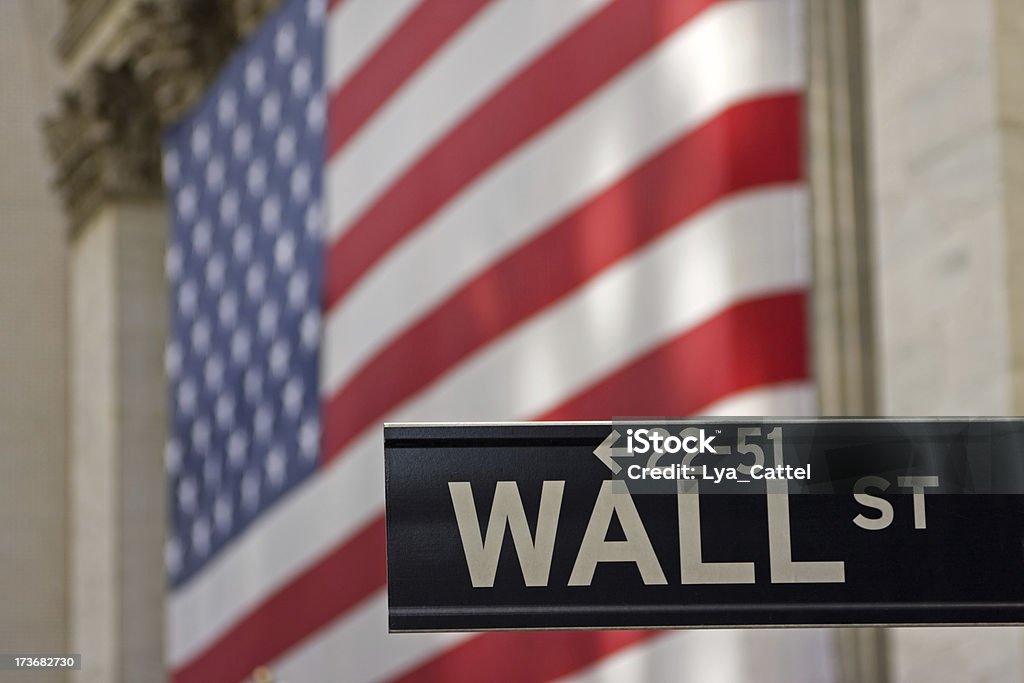 Wall Street signe # 9 XL - Photo de Bourse de New York libre de droits