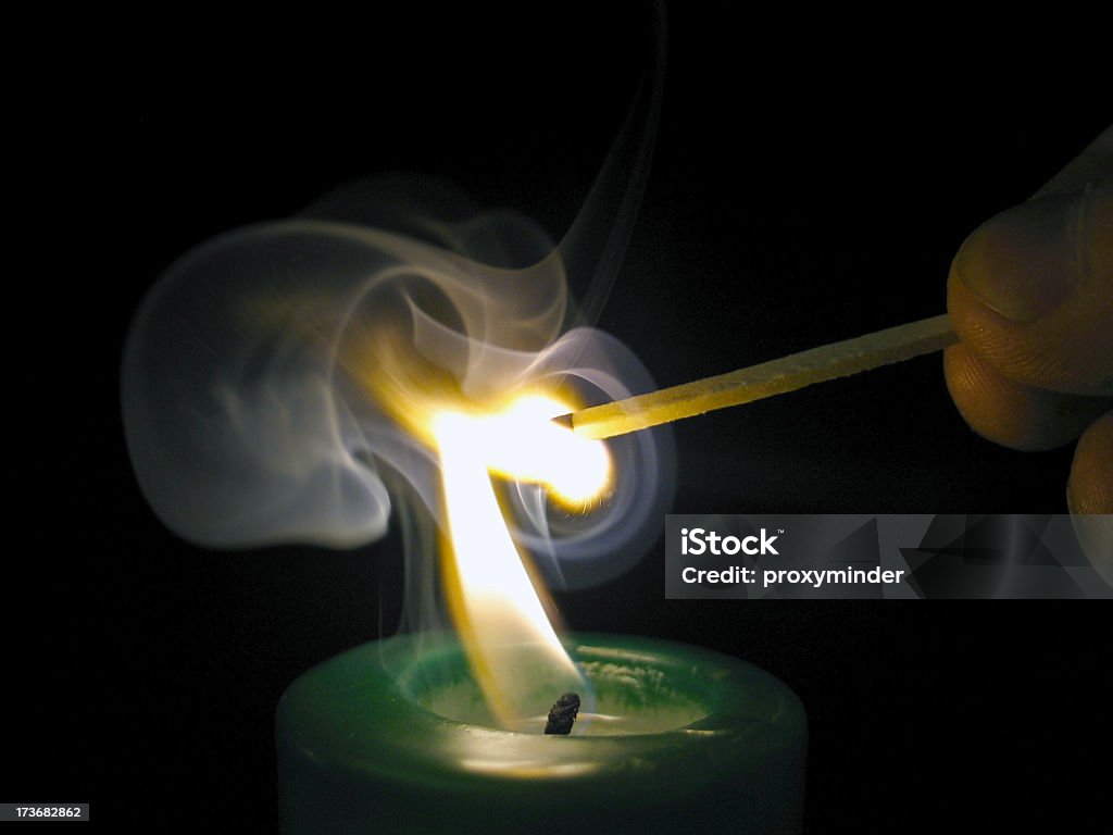 candle to strike a light Flame Stock Photo