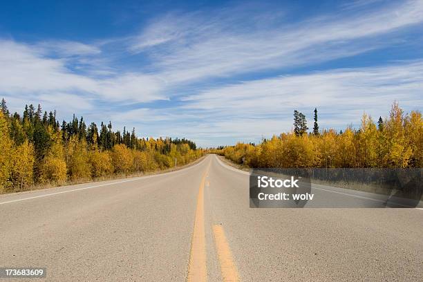 Осенний Путь — стоковые фотографии и другие картинки Автострада - Автострада, Альберта, Асфальт