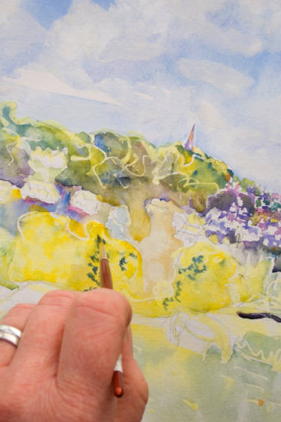 istock Artist painting 173684869