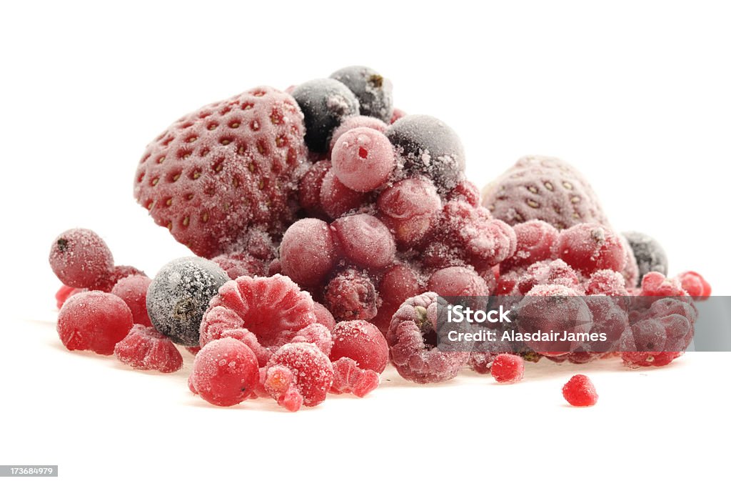 Frutta ghiacciata - Foto stock royalty-free di Ghiacciato