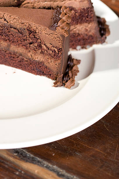 istock Slice of Chocolate Mousse Cake 173685709