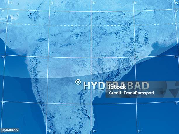 세계 도시 하이데아바드 인도-인도아 대륙에 대한 스톡 사진 및 기타 이미지 - 인도-인도아 대륙, 지형도, 0명