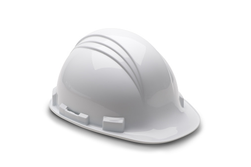 Hard hat isolated on white with shadow
