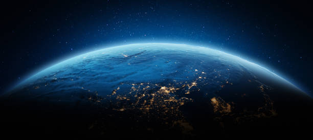 istock Tibet, Asia city lights 1736893280