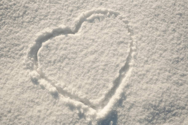 istock Heart painted at snow 173691224