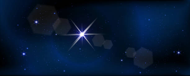istock Concept of web banner. Magic color galaxy. Horizontal space background with realistic nebula, stardust and shining stars. Infinite universe and starry night sky. 1736917141