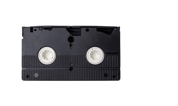 istock Old VHS videotape, on white background. Isolated. Reverse. 1736940625