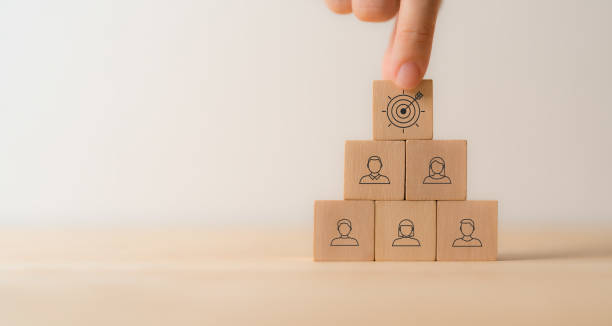 istock Target customer, buyer persona, customer behavior, personalization marketing, customer centric, recruitment, human resource management, personal development concept. Marketing plan and strategy. 1736958483