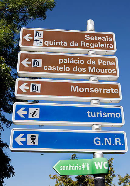 istock Portuguese Road Sign 173696246