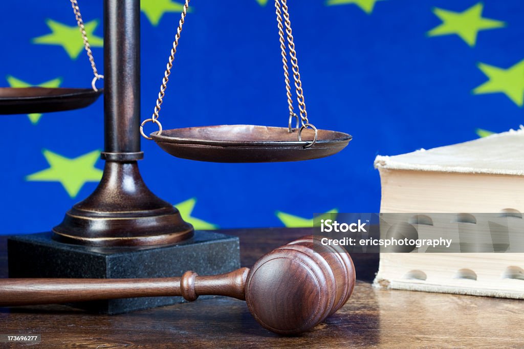 Europäischen Union Recht - Lizenzfrei Europaflagge Stock-Foto