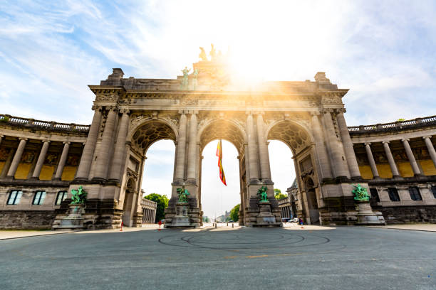 istock Triumphal Arch Cinquantenaire Parc Brussels 1736966140