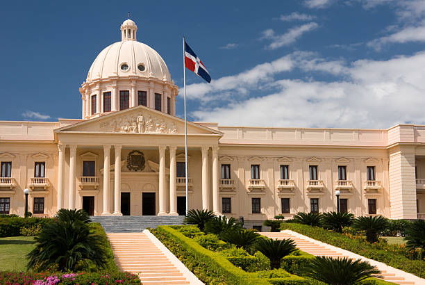 palácio presidencial em santo domingo, república dominicana - santo domingo - fotografias e filmes do acervo