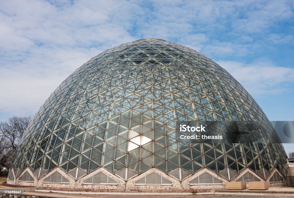 Mitchell Park cupola, Milwaukee - Foto stock royalty-free di Cupola