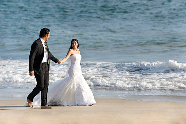 istock Romantic walk by the beach 173698823