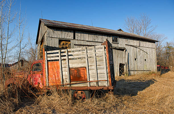 istock Old Truck and Barn 173699451