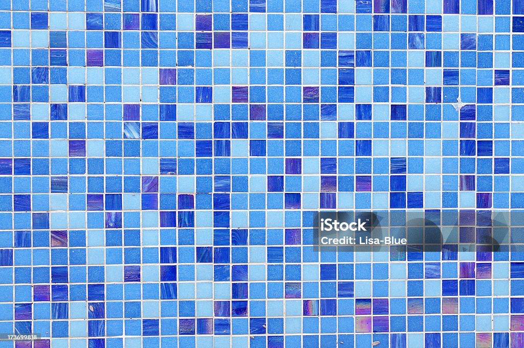 De la pared Grunge textura azul mosaico patrón de fondo - Foto de stock de Abstracto libre de derechos