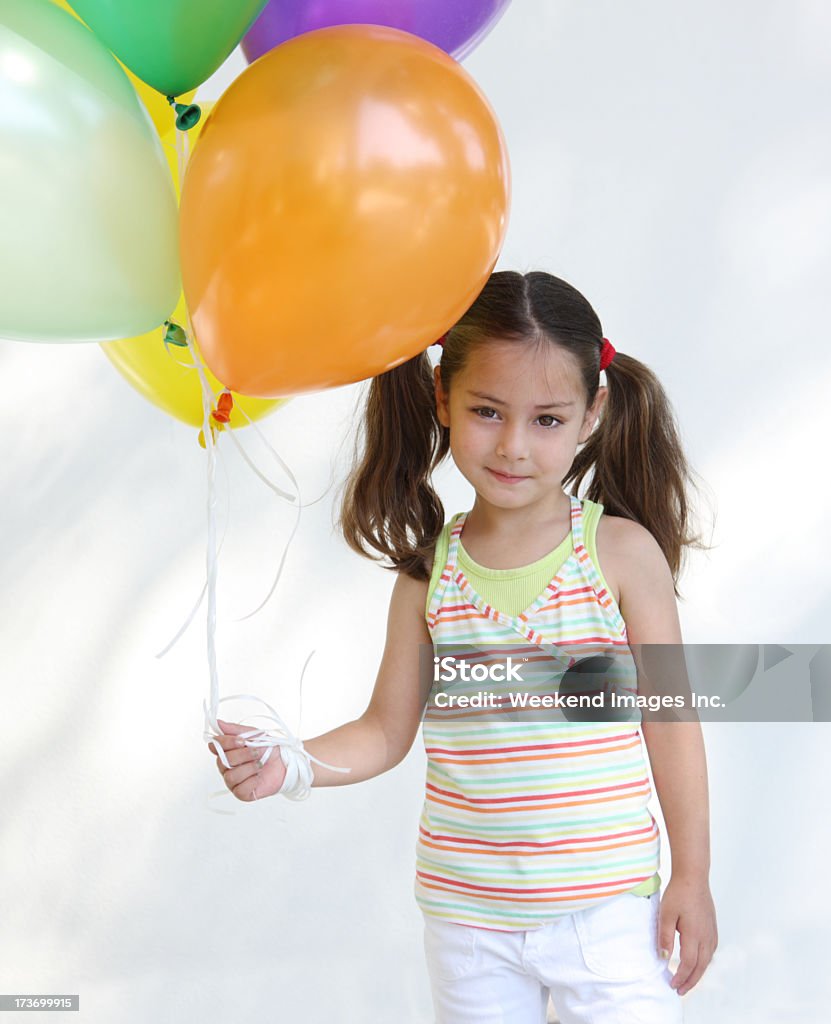 Mädchen mit Luftballons - Lizenzfrei 4-5 Jahre Stock-Foto