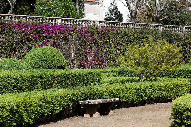 istock Formal Gardens in Lisbon Portugal 173700648