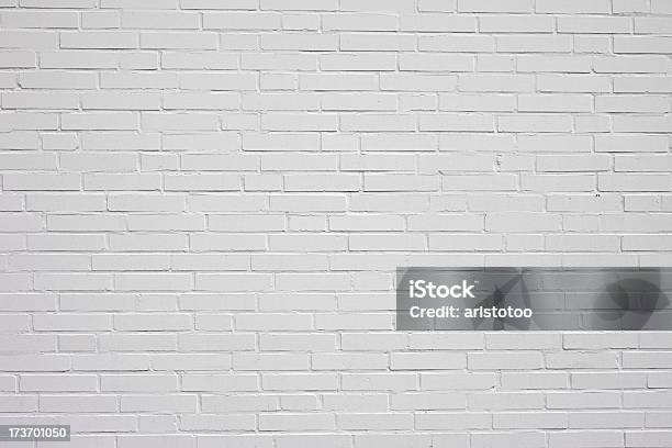 Biały Mur Z Cegły - zdjęcia stockowe i więcej obrazów Abstrakcja - Abstrakcja, Architektura, Bez ludzi