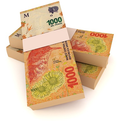 100 € banknotes background