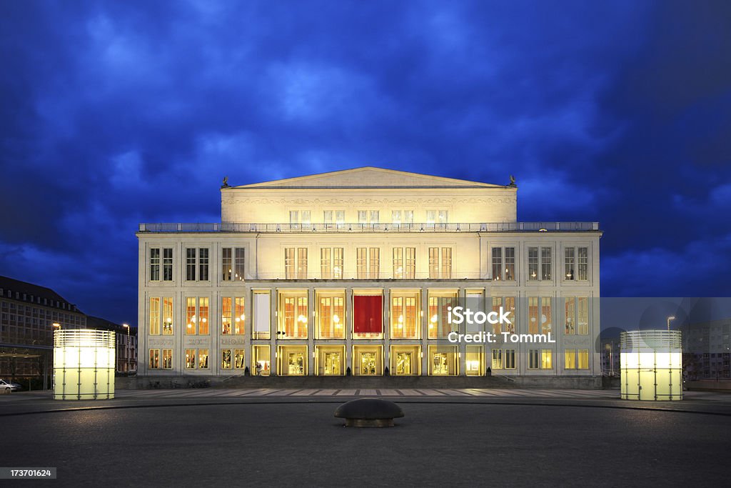 Teatro dell'Opera di Lipsia - Foto stock royalty-free di Lipsia