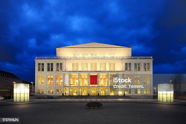 Casa De Ópera De Leipzig - Fotografias de stock e mais imagens de Leipzig - Leipzig, Ópera - Estilo Musical, Ópera - Edifício de Entretenimento