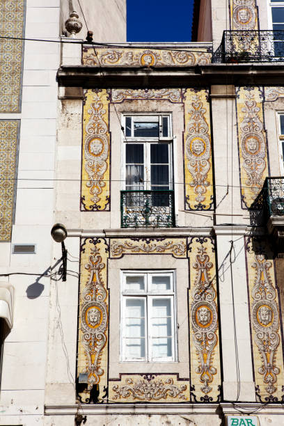 istock Tile Detail on Portuguese Building 173701752