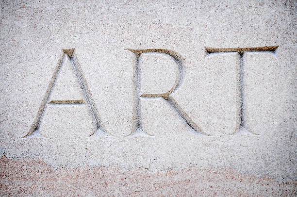 istock Word Art carved in stone, 173701806
