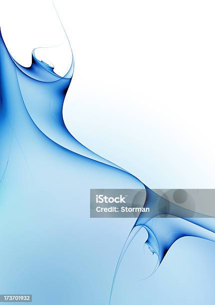 Cool Abstract Glass Shape Stock Photo - Download Image Now - Abstract, Blue, Veil